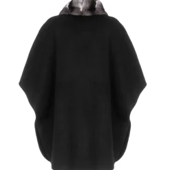 Avvenice - Claire - Cashmere and Chinchilla Cape - Loro Piana Cashmere - Furs - Coats - Luxury Exclusive Collection - Avvenice