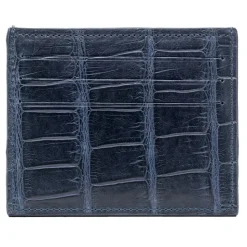 Avvenice - Crocodile Credit Card Holder - Blue - Handmade in Italy - Exclusive Luxury Collection - Avvenice