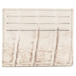 Avvenice - Crocodile Credit Card Holder - Himalaya - Handmade in Italy - Exclusive Luxury Collection - Avvenice