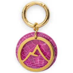 Avvenice - Crocodile Pendant - Pearly Fuchsia - Keychain - Handmade in Italy - Exclusive Luxury Collection - Avvenice