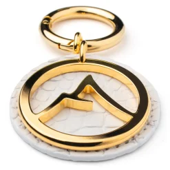 Avvenice - Crocodile Pendant - Pearly White - Keychain - Handmade in Italy - Exclusive Luxury Collection - Avvenice