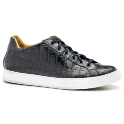 Avvenice - Crocodile Sneakers - Blue - Handmade in Italy - Exclusive Luxury Collection - Avvenice