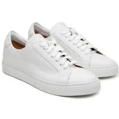 Avvenice - Crocodile Sneakers - White - Handmade in Italy - Exclusive Luxury Collection - Avvenice