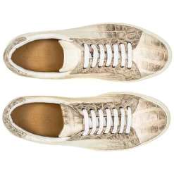 Avvenice - Crocodile Sneakers - Himalaya - Handmade in Italy - Exclusive Luxury Collection - Avvenice