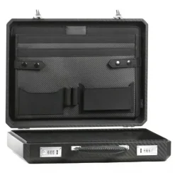 Avvenice - Evo - Business Case - Carbon Fiber Briefcase - Black - Handmade in Italy - Exclusive Luxury Collection - Avvenice