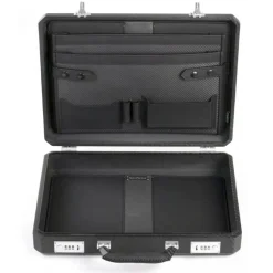 Avvenice - Evo - Business Case - Carbon Fiber Briefcase - Black - Handmade in Italy - Exclusive Luxury Collection - Avvenice