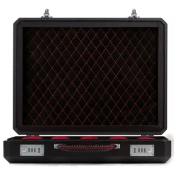 Avvenice - Evo - Watch Case - Carbon Fiber Briefcase - Black Red - Handmade in Italy - Exclusive Luxury Collection - Avvenice