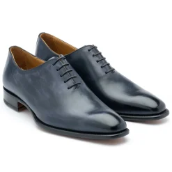 Avvenice - Fine Leather Oxfords - Blue - Shoes - Handmade in Italy - Exclusive Luxury Collection - Avvenice
