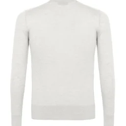 Avvenice - Finis - Man Loro Piana Extrafine Cashmere Crew Neck Sweater - White - Knitwear - Luxury Exclusive Collection - Avvenice