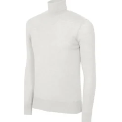 Avvenice - Finis - Man Loro Piana Extrafine Cashmere Turtleneck Sweater - White - Knitwear - Luxury Exclusive Collection - Avvenice
