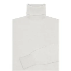 Avvenice - Finis - Man Loro Piana Extrafine Cashmere Turtleneck Sweater - White - Knitwear - Luxury Exclusive Collection - Avvenice