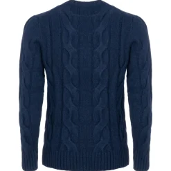 Avvenice - Heaven - Man Loro Piana Cashmere Sweater - Blue - Knitwear - Luxury Exclusive Collection - Avvenice
