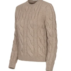 Avvenice - Heaven - Woman Loro Piana Cashmere Sweater - Tundra - Knitwear - Luxury Exclusive Collection - Avvenice