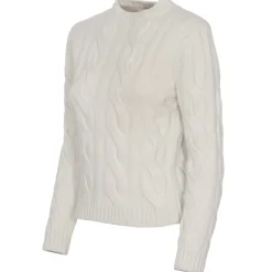 Avvenice - Heaven - Woman Loro Piana Cashmere Sweater - White - Knitwear - Luxury Exclusive Collection - Avvenice