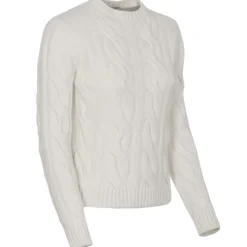 Avvenice - Heaven - Woman Loro Piana Cashmere Sweater - White - Knitwear - Luxury Exclusive Collection - Avvenice