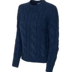 Avvenice - Heaven - Woman Loro Piana Cashmere Sweater - Blue - Knitwear - Luxury Exclusive Collection - Avvenice