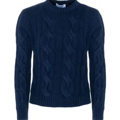 Avvenice - Heaven - Woman Loro Piana Cashmere Sweater - Blue - Knitwear - Luxury Exclusive Collection - Avvenice