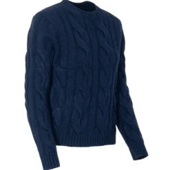 Avvenice - Heaven - Woman Loro Piana Cashmere Sweater - Blue - Knitwear - Luxury Exclusive Collection - Avvenice