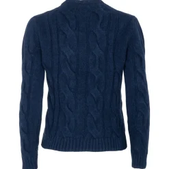 Avvenice - Heaven - Woman Loro Piana Cashmere Sweater - Blue - Knitwear - Luxury Exclusive Collection - Avvenice