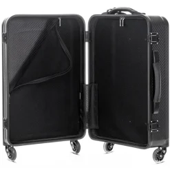 Avvenice - Horizon M - Carbon Fiber Trolley - Black - Handmade in Italy - Exclusive Luxury Collection - Avvenice