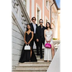 Avvenice - Imperium - Crocodile Bag - Pearly Fuchsia - Handmade in Italy - Exclusive Luxury Collection - Avvenice