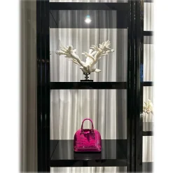 Avvenice - Imperium - Crocodile Bag - Pearly Fuchsia - Handmade in Italy - Exclusive Luxury Collection - Avvenice