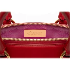 Avvenice - Imperium - Premium Leather Bag - Red - Handmade in Italy - Exclusive Luxury Collection - Avvenice