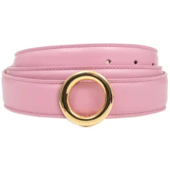 Avvenice - Iris - Premium Leather Belt - Pink - Handmade in Italy - Exclusive Luxury Collection - Avvenice