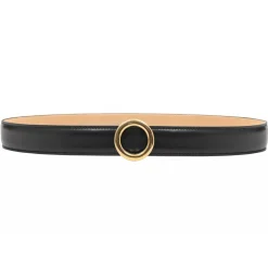 Avvenice - Iris - Premium Leather Belt - Black - Handmade in Italy - Exclusive Luxury Collection - Avvenice