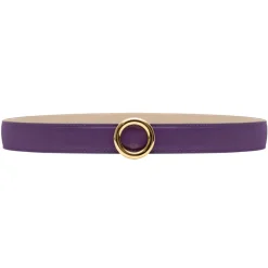 Avvenice - Iris - Premium Leather Belt - Purple - Handmade in Italy - Exclusive Luxury Collection - Avvenice