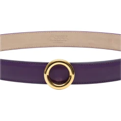 Avvenice - Iris - Premium Leather Belt - Purple - Handmade in Italy - Exclusive Luxury Collection - Avvenice