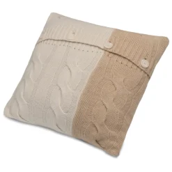Avvenice - Loro Piana Cashmere Braided Cushion - Cream Beige - Home - Luxury Exclusive Collection - Avvenice