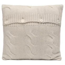 Avvenice - Loro Piana Cashmere Braided Cushion - Cream - Home - Luxury Exclusive Collection - Avvenice