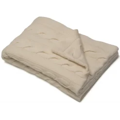 Avvenice - Loro Piana Cashmere Braided Blanket - Cream - Home - Luxury Exclusive Collection - Avvenice