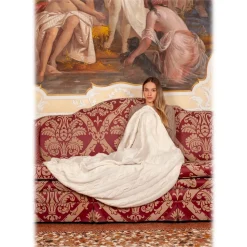 Avvenice - Loro Piana Cashmere Braided Blanket - Cream - Home - Luxury Exclusive Collection - Avvenice