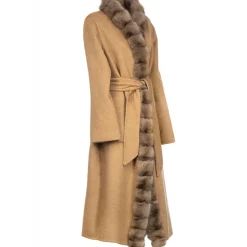 Avvenice - Margot - Cashmere and Sable Coat - Loro Piana Cashmere - Furs - Coats - Luxury Exclusive Collection - Avvenice