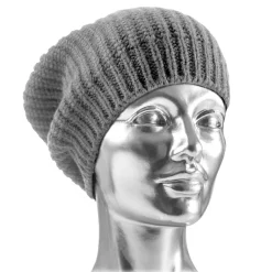 Avvenice - Precious Cashmere Cap - Grey - Handmade in Italy - Exclusive Luxury Collection - Avvenice