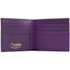 Avvenice - Premium Leather Wallet - Purple - Handmade in Italy - Exclusive Luxury Collection - Avvenice
