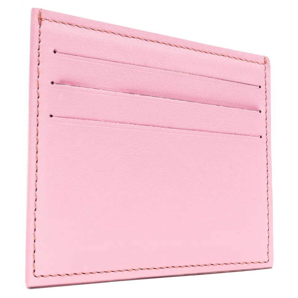 Avvenice - Premium Leather Credit Card Holder - Pink Fuchsia - Handmade in Italy - Exclusive Luxury Collection - Avvenice