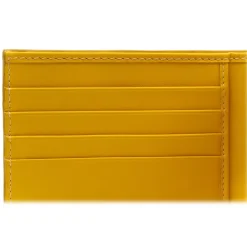 Avvenice - Premium Leather Wallet - Yellow - Handmade in Italy - Exclusive Luxury Collection - Avvenice