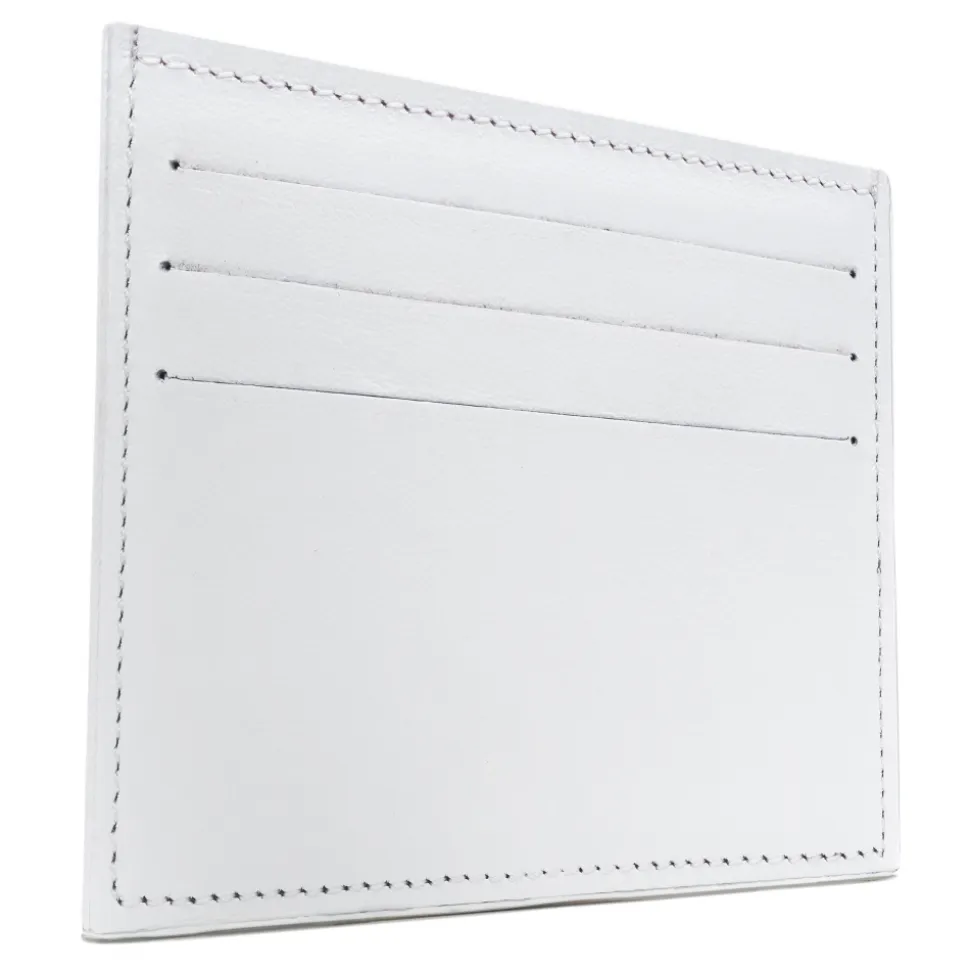 Avvenice - Premium Leather Credit Card Holder - White Fuchsia - Handmade in Italy - Exclusive Luxury Collection - Avvenice