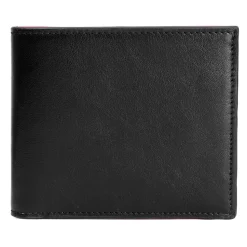 Avvenice - Premium Leather Wallet - Black Fuchsia - Handmade in Italy - Exclusive Luxury Collection - Avvenice