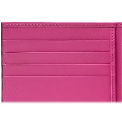 Avvenice - Premium Leather Wallet - Black Fuchsia - Handmade in Italy - Exclusive Luxury Collection - Avvenice