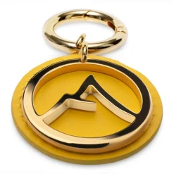 Avvenice - Premium Leather Pendant - Yellow - Keychain - Handmade in Italy - Exclusive Luxury Collection - Avvenice