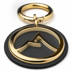 Avvenice - Premium Leather Pendant - Black - Keychain - Handmade in Italy - Exclusive Luxury Collection - Avvenice