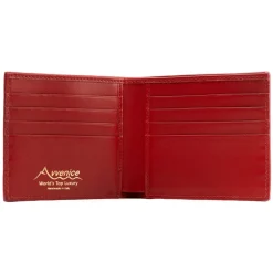 Avvenice - Premium Leather Wallet - Red - Handmade in Italy - Exclusive Luxury Collection - Avvenice