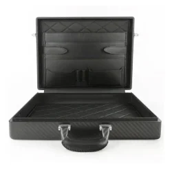 Avvenice - Pro - Business Case - Carbon Fiber Briefcase - Black - Handmade in Italy - Exclusive Luxury Collection - Avvenice