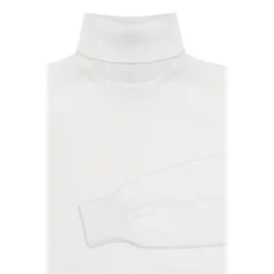 Avvenice - Theria - Woman Loro Piana Cashmere Turtleneck Neck Sweater - White - Knitwear - Luxury Exclusive Collection - Avvenice