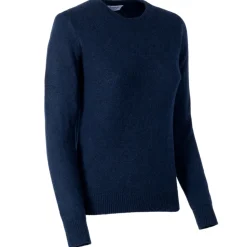 Avvenice - Theria - Woman Loro Piana Cashmere Crew Neck Sweater - Blue - Knitwear - Luxury Exclusive Collection - Avvenice