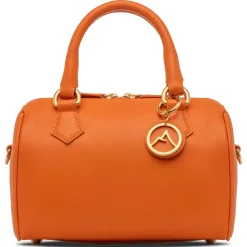 Avvenice - Thesaura - Premium Leather Bag - Orange - Handmade in Italy - Exclusive Luxury Collection - Avvenice